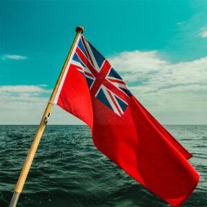 uk-red-ensign-flag-flown-from-yacht
